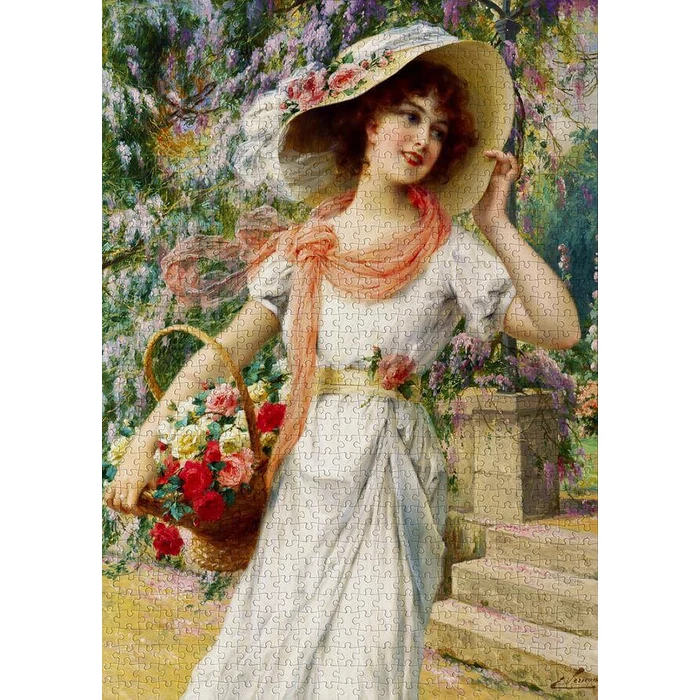 Enjoy Puzzle - 1122 - Emile Vernon: The Flower Garden - 1000 db-os puzzle