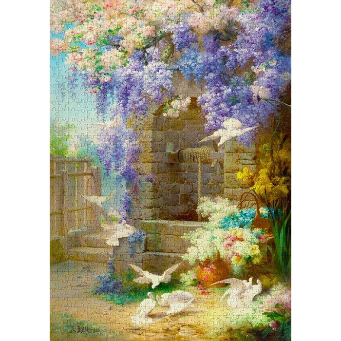 Enjoy Puzzle - 1871 - Eugene Bidau: Le Printemps - 1000 db-os puzzle