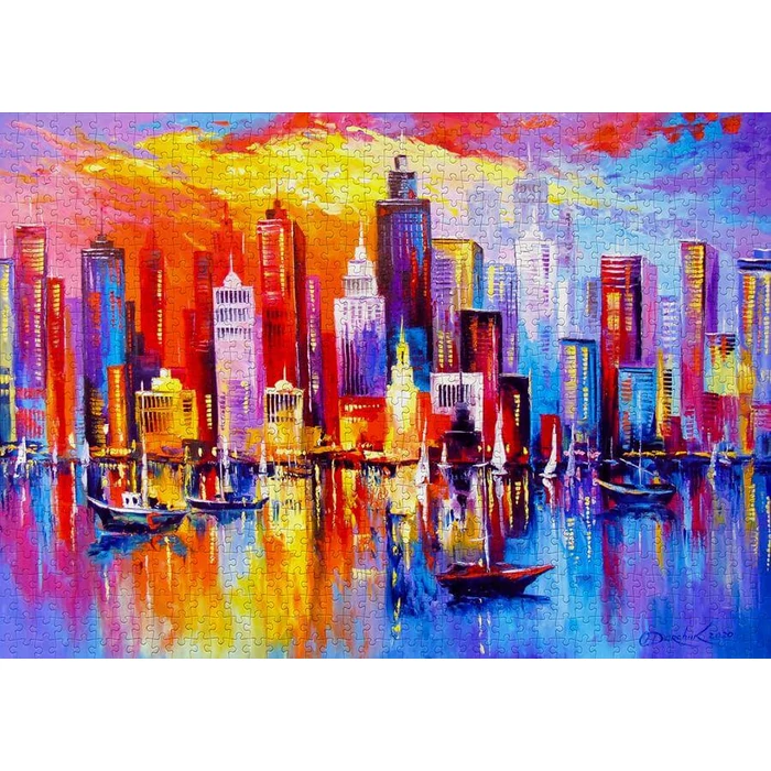 Enjoy Puzzle - 1705 - Evening New York - 1000 db-os puzzle