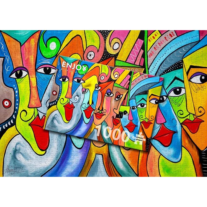 Enjoy Puzzle - 1856 - Faces of Life - 1000 db-os puzzle