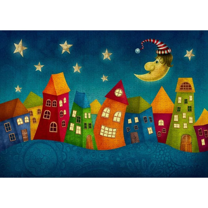 Enjoy Puzzle - 1952 - Fantasy Colorful Houses - 1000 db-os puzzle