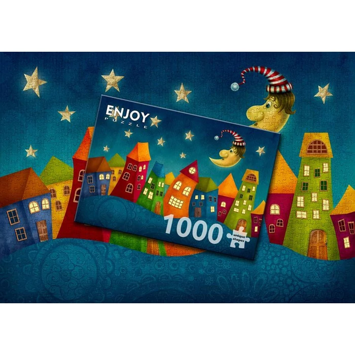 Enjoy Puzzle - 1952 - Fantasy Colorful Houses - 1000 db-os puzzle