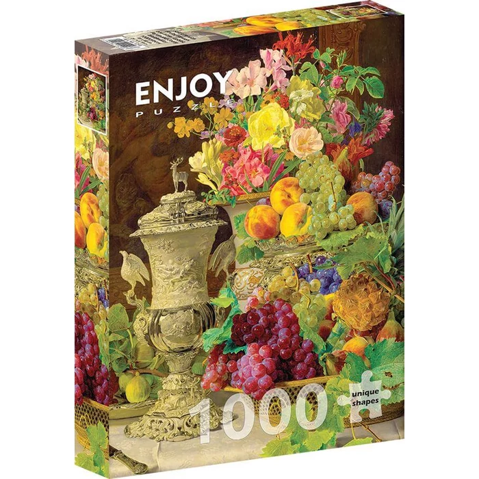Enjoy Puzzle - 1218 - Ferdinand Georg Waldmuller: Still Life with Fruits - 1000 db-os puzzle