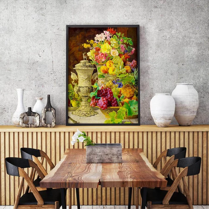 Enjoy Puzzle - 1218 - Ferdinand Georg Waldmuller: Still Life with Fruits - 1000 db-os puzzle