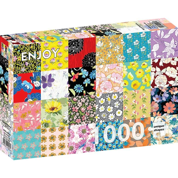 Enjoy Puzzle - 2046 - Floral Patterns - 1000 db-os puzzle