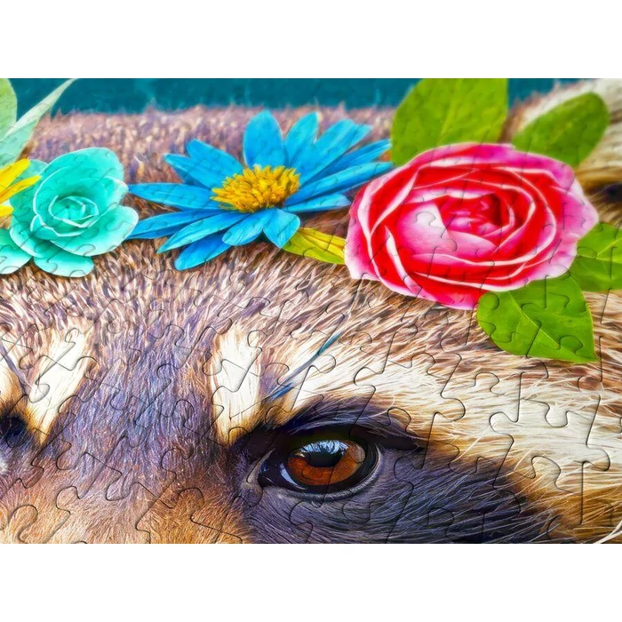 Enjoy 2389 - Floral Raccoon - 1000 db-os puzzle
