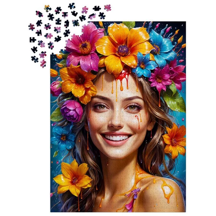 Enjoy Puzzle - 2148 - Flower Girl - 1000 db-os puzzle