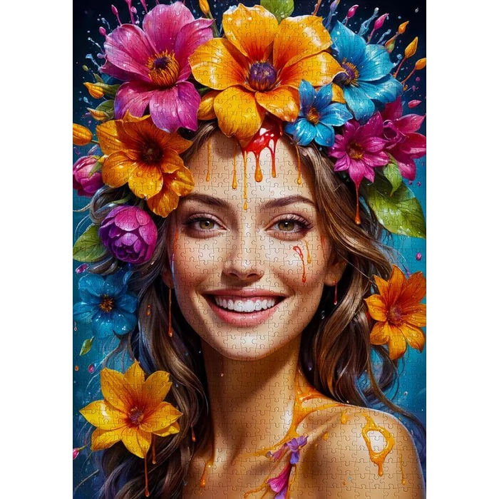 Enjoy Puzzle - 2148 - Flower Girl - 1000 db-os puzzle