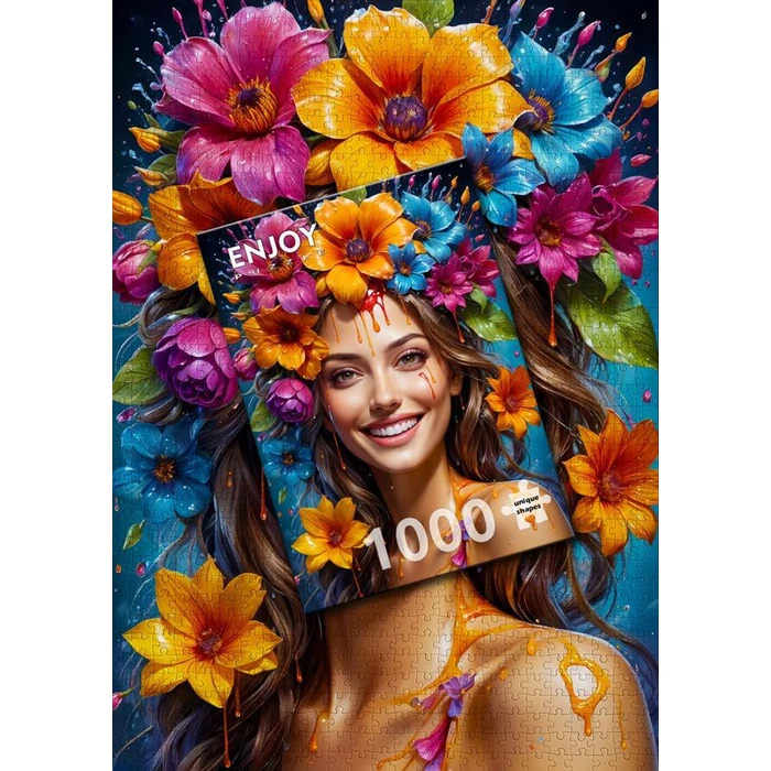 Enjoy Puzzle - 2148 - Flower Girl - 1000 db-os puzzle