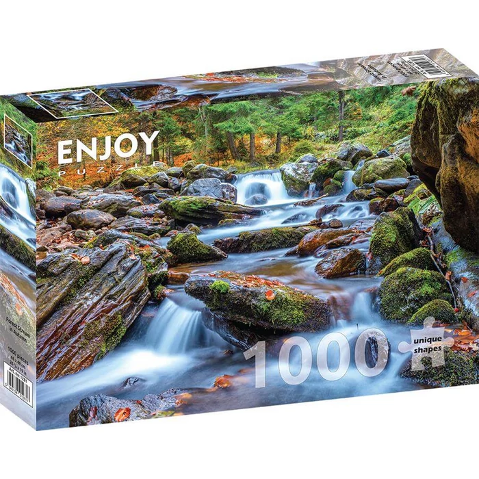Enjoy Puzzle - 1281 - Forest Stream in Autumn - 1000 db-os puzzle