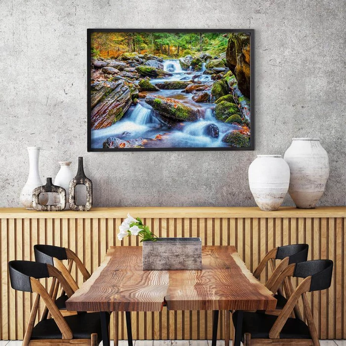 Enjoy Puzzle - 1281 - Forest Stream in Autumn - 1000 db-os puzzle