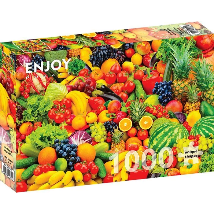 Enjoy Puzzle - 1353 - Fruits and Vegetables - 1000 db-os puzzle