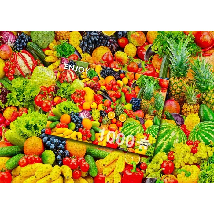 Enjoy Puzzle - 1353 - Fruits and Vegetables - 1000 db-os puzzle