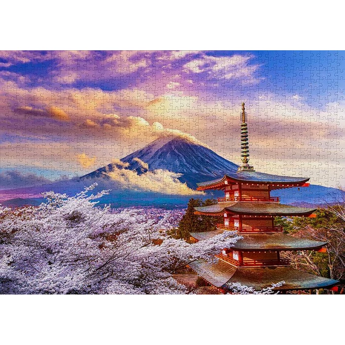 Enjoy Puzzle - 1368 - Fuji Mountain in Spring