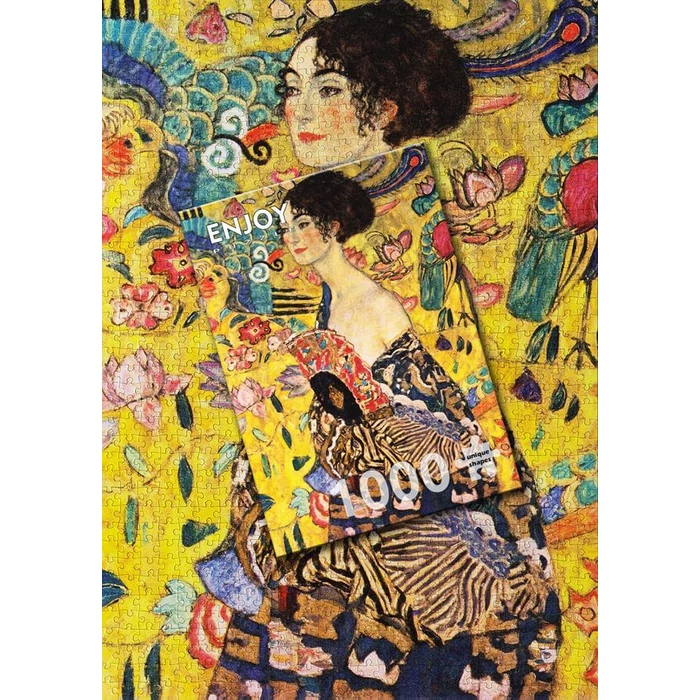 Enjoy Puzzle - 1128 - Gustav Klimt: Lady with a Fan - 1000 db-os puzzle