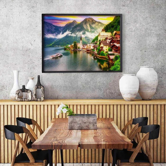 Enjoy Puzzle - 2089 - Hallstatt Town at Sunset, Austria - 1000 db-os puzzle