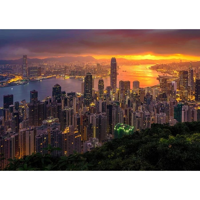 Enjoy Puzzle - 1371 - Hong Kong at Sunrise - 1000 db-os puzzle