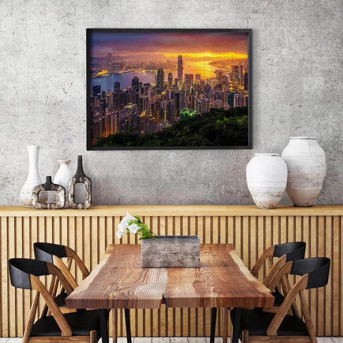 Enjoy Puzzle - 1371 - Hong Kong at Sunrise - 1000 db-os puzzle
