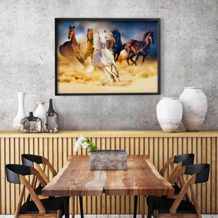 Enjoy Puzzle - 1356 - Horses Running in the Desert - 1000 db-os puzzle
