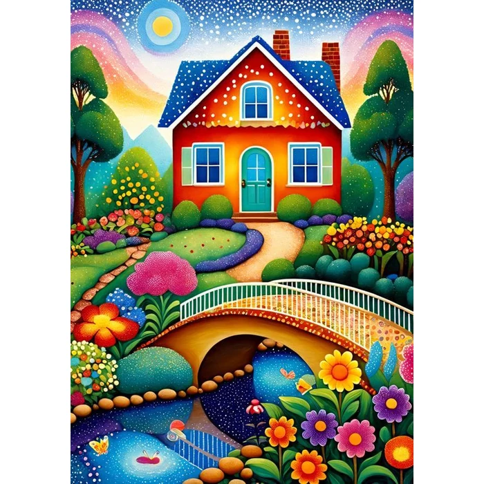 Enjoy Puzzle - 2153 - House of Colors - 1000 db-os puzzle