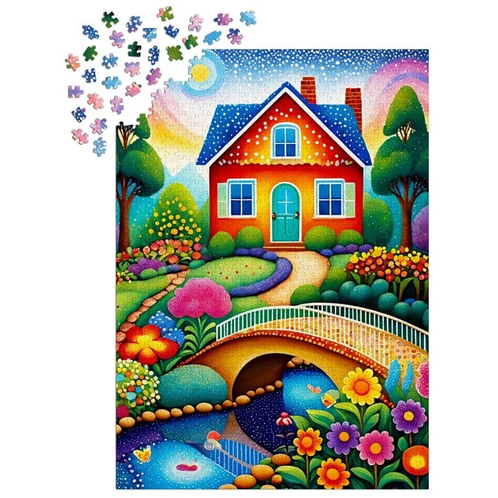 Enjoy Puzzle - 2153 - House of Colors - 1000 db-os puzzle