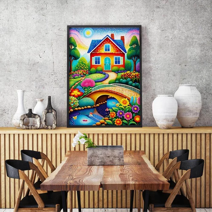 Enjoy Puzzle - 2153 - House of Colors - 1000 db-os puzzle