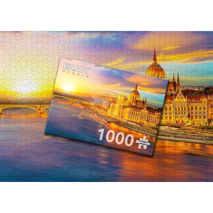 Enjoy 1362 - Hungarian Parliament at Sunset, Budapest - 1000 db-os puzzle