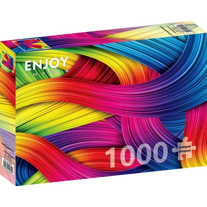 Enjoy Puzzle - 1644 - Knitting Rainbows - 1000 db-os puzzle