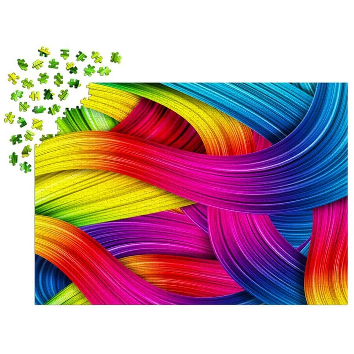 Enjoy Puzzle - 1644 - Knitting Rainbows - 1000 db-os puzzle