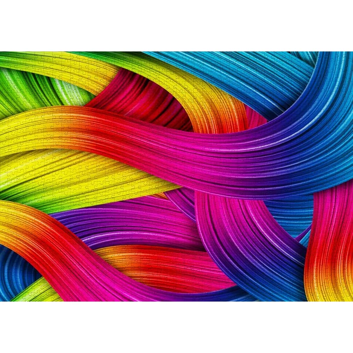 Enjoy Puzzle - 1644 - Knitting Rainbows - 1000 db-os puzzle