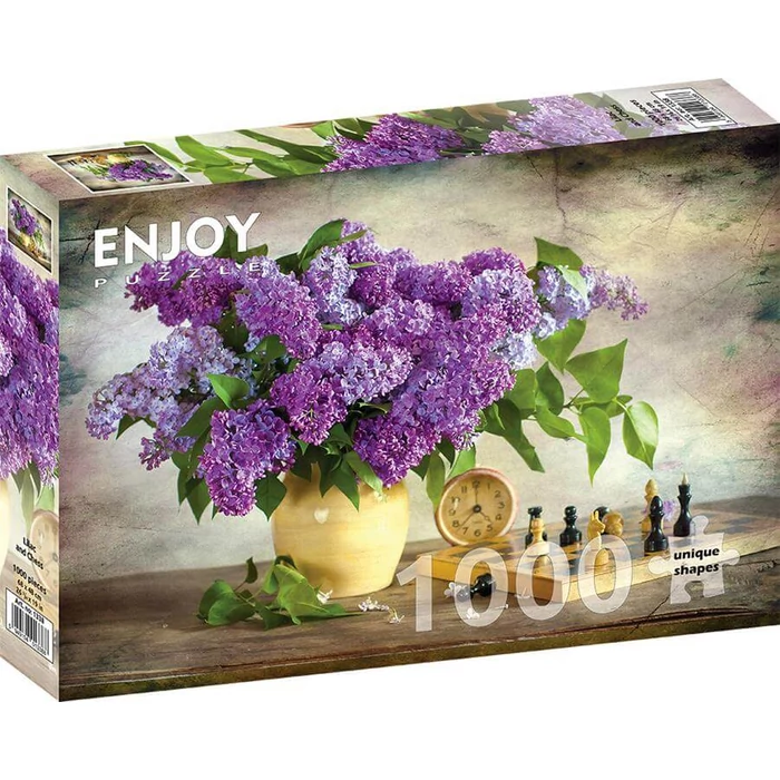 Enjoy Puzzle - 1338 - Lilac and Chess - 1000 db-os puzzle