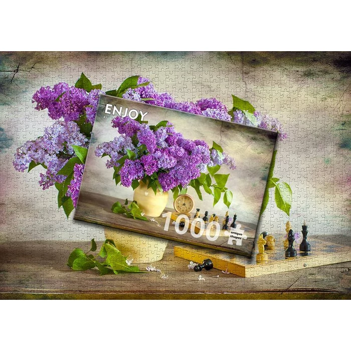 Enjoy Puzzle - 1338 - Lilac and Chess - 1000 db-os puzzle