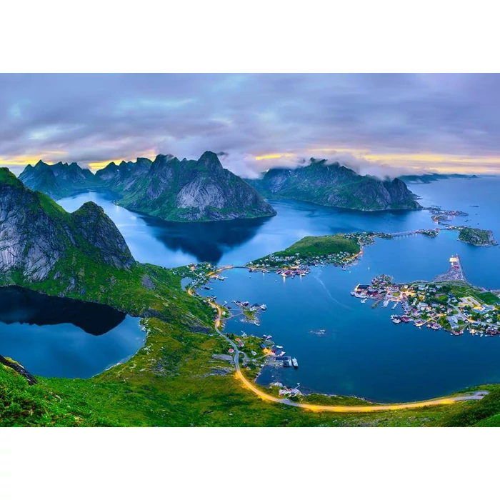Enjoy Puzzle - 2074 - Lofoten Islands, Norway - 1000 db-os puzzle