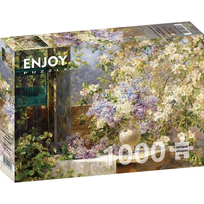 Enjoy Puzzle - 1134 - Marie Egner: In the Blossoming Bower - 1000 db-os puzzle