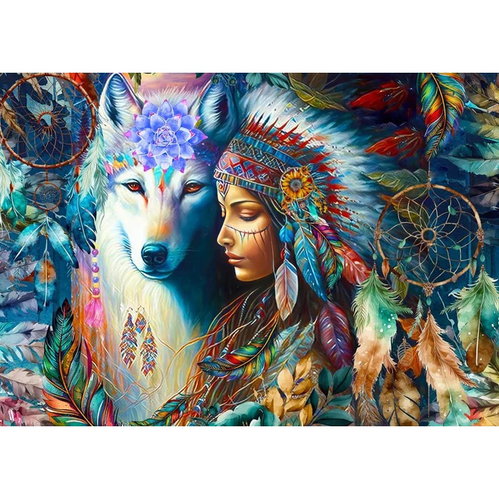 Enjoy Puzzle - 2187 - Native Princess - 1000 db-os puzzle