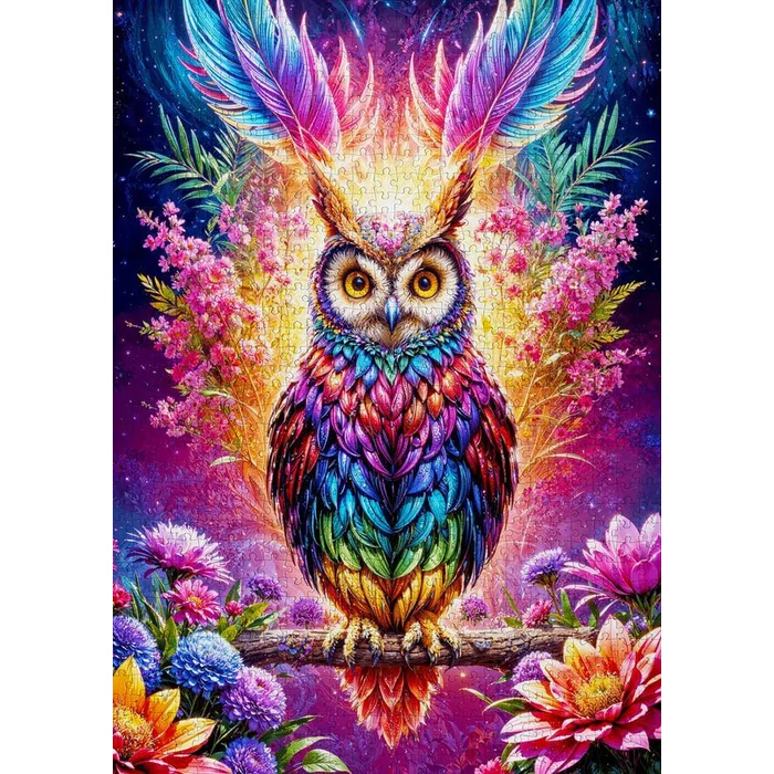 Enjoy Puzzle - 2161 - Neon Owl - 1000 db-os puzzle