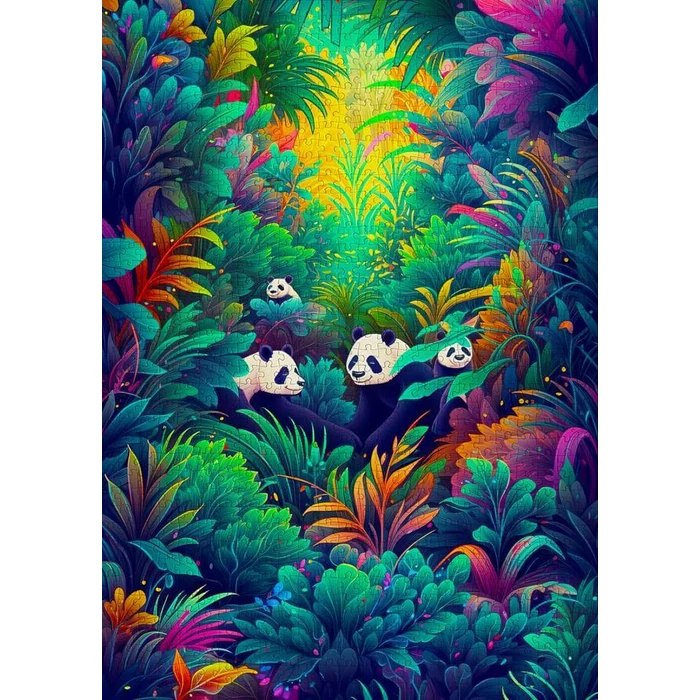 Enjoy Puzzle - 2220 - Panda Haven - 1000 db-os puzzle