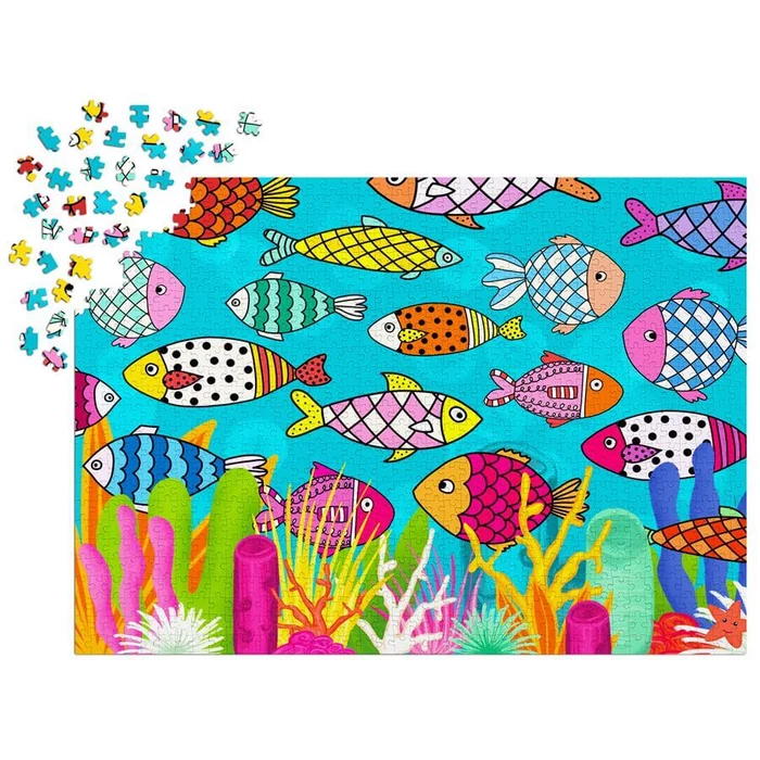 Enjoy Puzzle - 2049 - Patterned Fishes - 1000 db-os puzzle