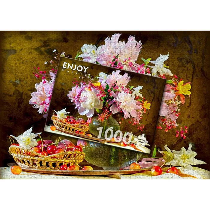 Enjoy Puzzle - 1335 - Peonies Beauty - 1000 db-os puzzle