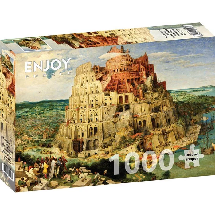 Enjoy Puzzle - 1146 - Pieter Bruegel: The Tower of Babel - 1000 db-os puzzle