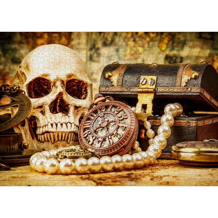 Enjoy Puzzle - 1272 - Pirates Captain's Desk - 1000 db-os puzzle