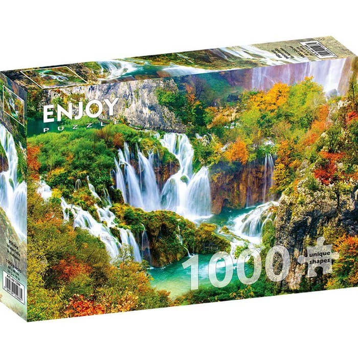 Enjoy Puzzle - 1266 - Plitvice Waterfalls in Autumn - 1000 db-os puzzle