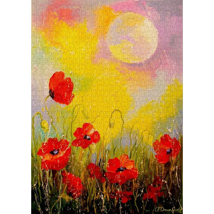 Enjoy Puzzle - 1823 - Poppies in the Moonlight - 1000 db-os puzzle