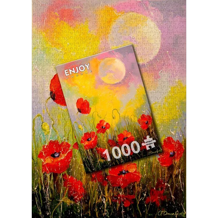 Enjoy Puzzle - 1823 - Poppies in the Moonlight - 1000 db-os puzzle