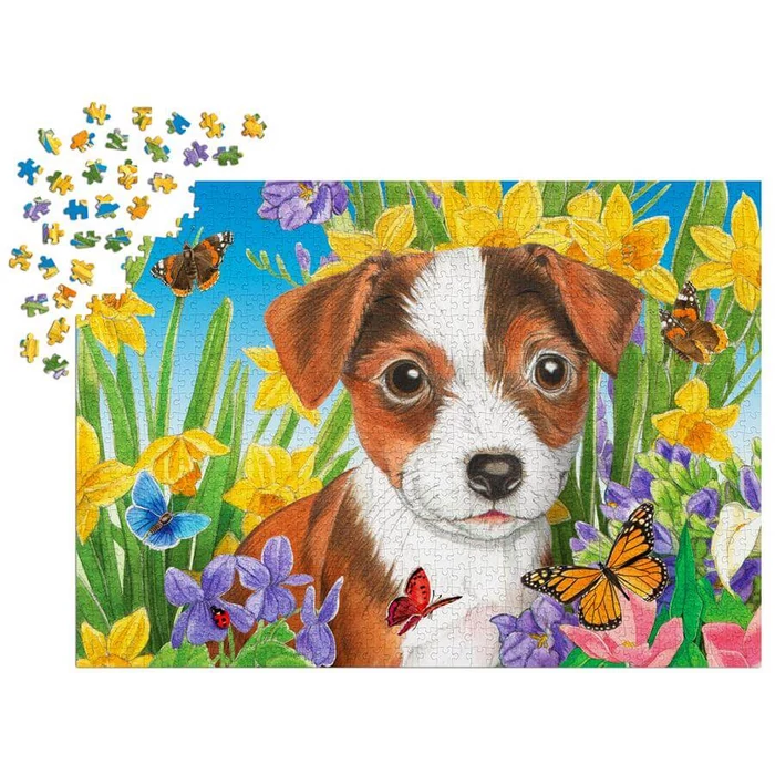 Enjoy Puzzle - 1916 - Puppy Garden - 1000 db-os puzzle