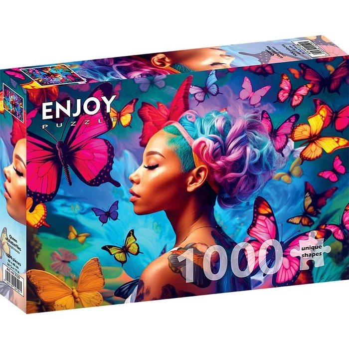 Enjoy Puzzle - 2129 - Queen of Butterflies - 1000 db-os puzzle