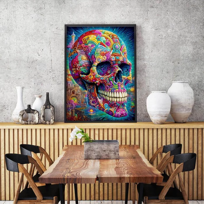 Enjoy Puzzle - 2210 - Quirky Skull - 1000 db-os puzzle