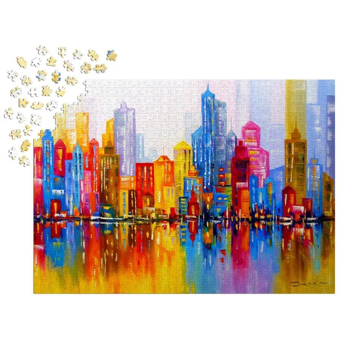 Enjoy Puzzle - 1729 - Rainbow City - 1000 db-os puzzle