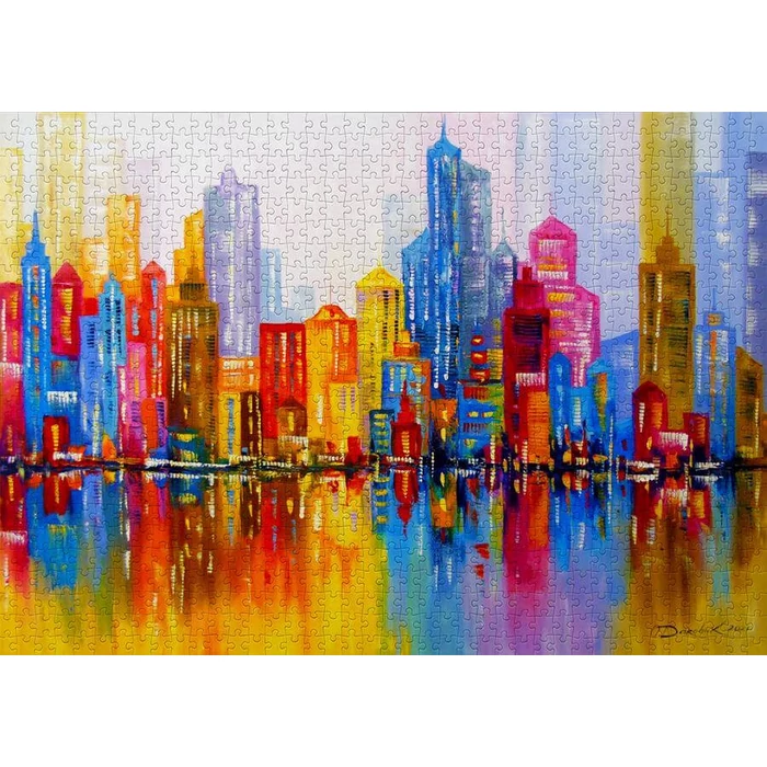 Enjoy Puzzle - 1729 - Rainbow City - 1000 db-os puzzle