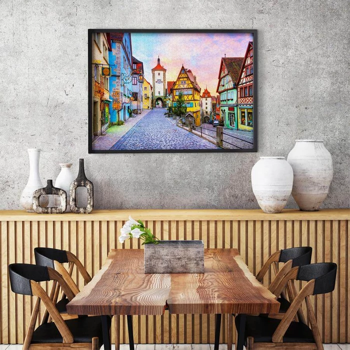 Enjoy Puzzle - 2070 - Rothenburg Old Town, Germany - 1000 db-os puzzle